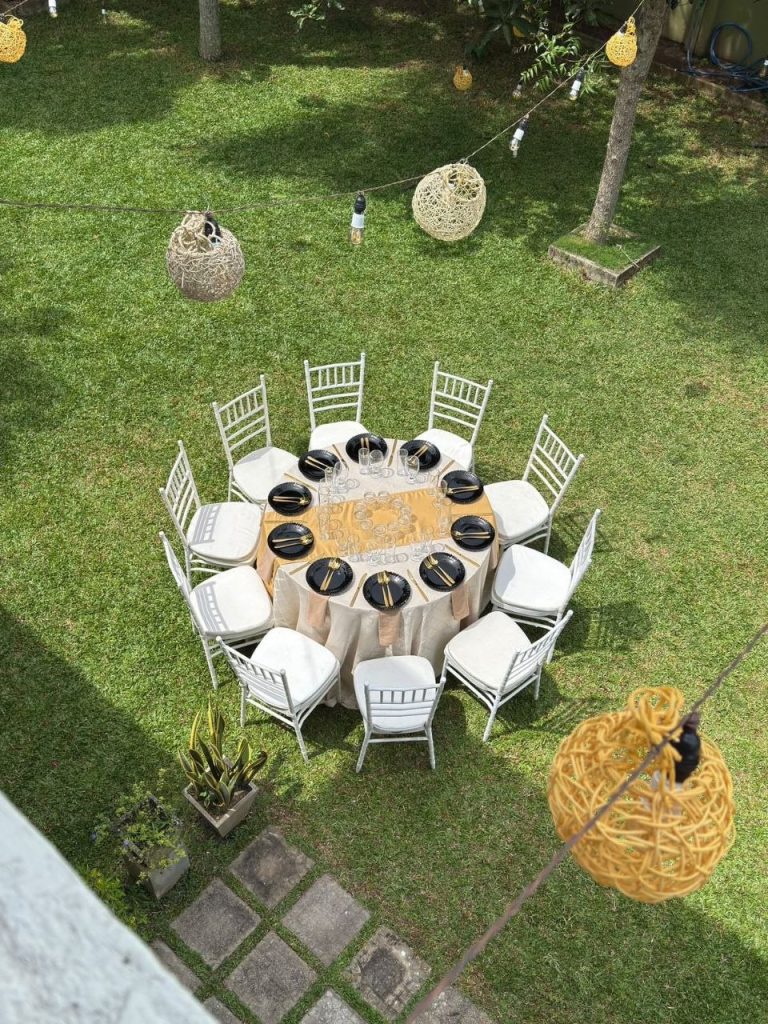 chairs and table rent
